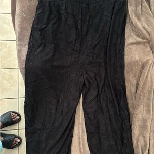Strapless Elegant Black Lace Women's jumpsuit